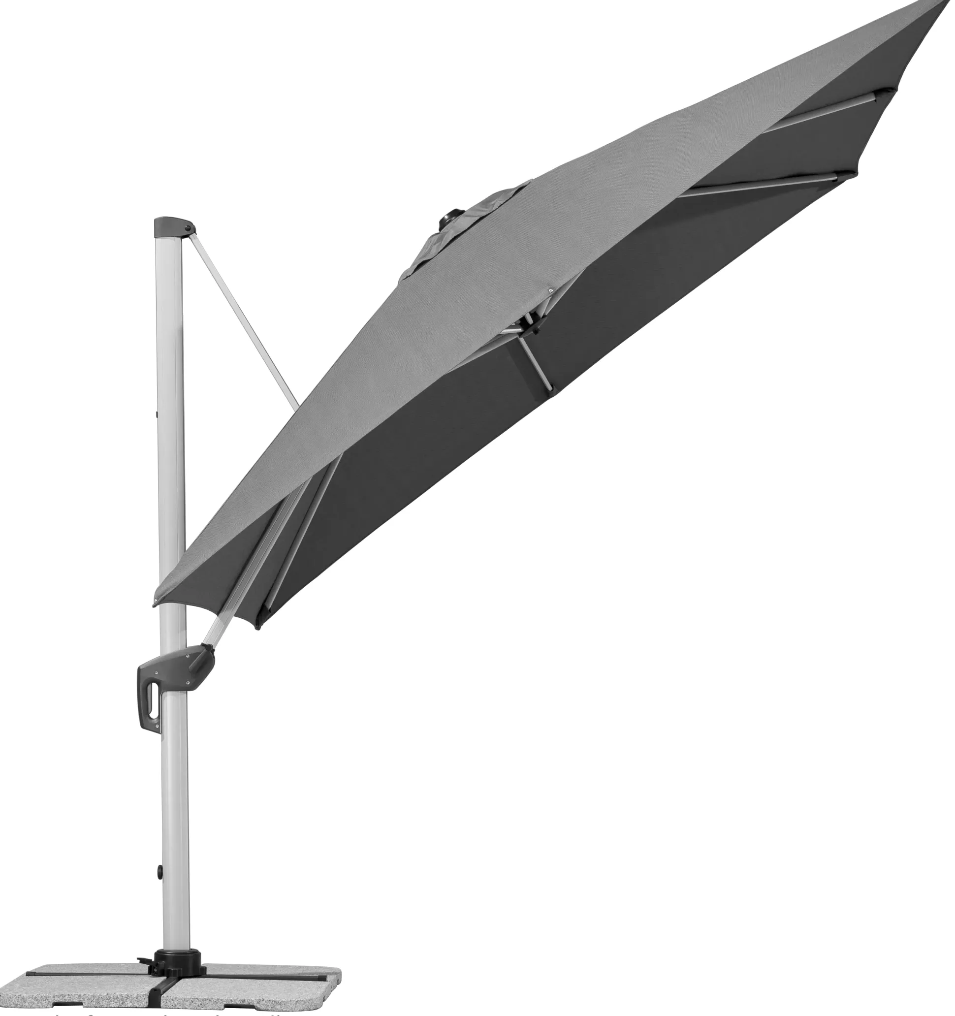 Schneider Sonnenschirm Monaco granitgrau 300 x 300 cm