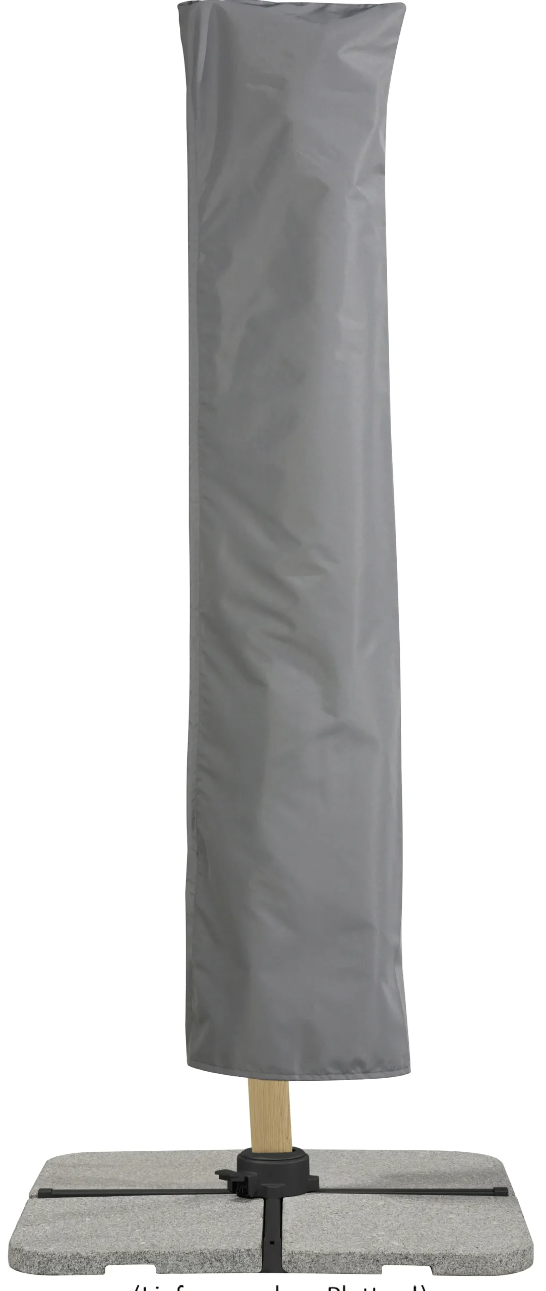 Schneider Sonnenschirm Rhodos Twist Woody anthrazit 300 x 300 cm