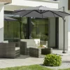 Schneider Sonnenschirm Rhodos Junior anthrazit Ø 300 cm
