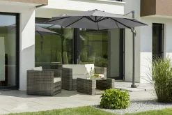 Schneider Sonnenschirm Rhodos Junior anthrazit Ø 300 cm
