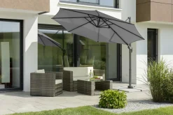 Schneider Sonnenschirm Rhodos Junior anthrazit Ø 300 cm