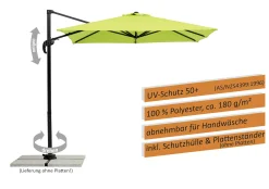 Schneider Sonnenschirm Rhodos Junior apfelgrün 230 x 230 cm