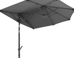 Schneider Sonnenschirm Salerno mezza anthrazit 150 x 150 cm