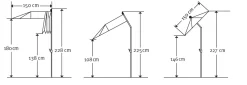 Schneider Sonnenschirm Salerno mezza natur 150 x 150 cm