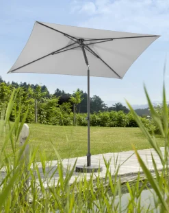 Schneider Sonnenschirm Sevilla silbergrau 240 x 140 cm