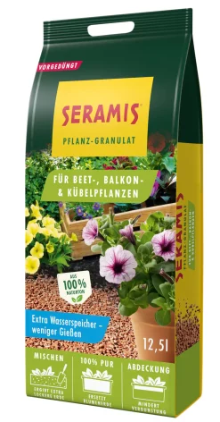 Seramis Pflanz-Granulat für Beet- Balkon- & Kübelpflanzen 12,5 L