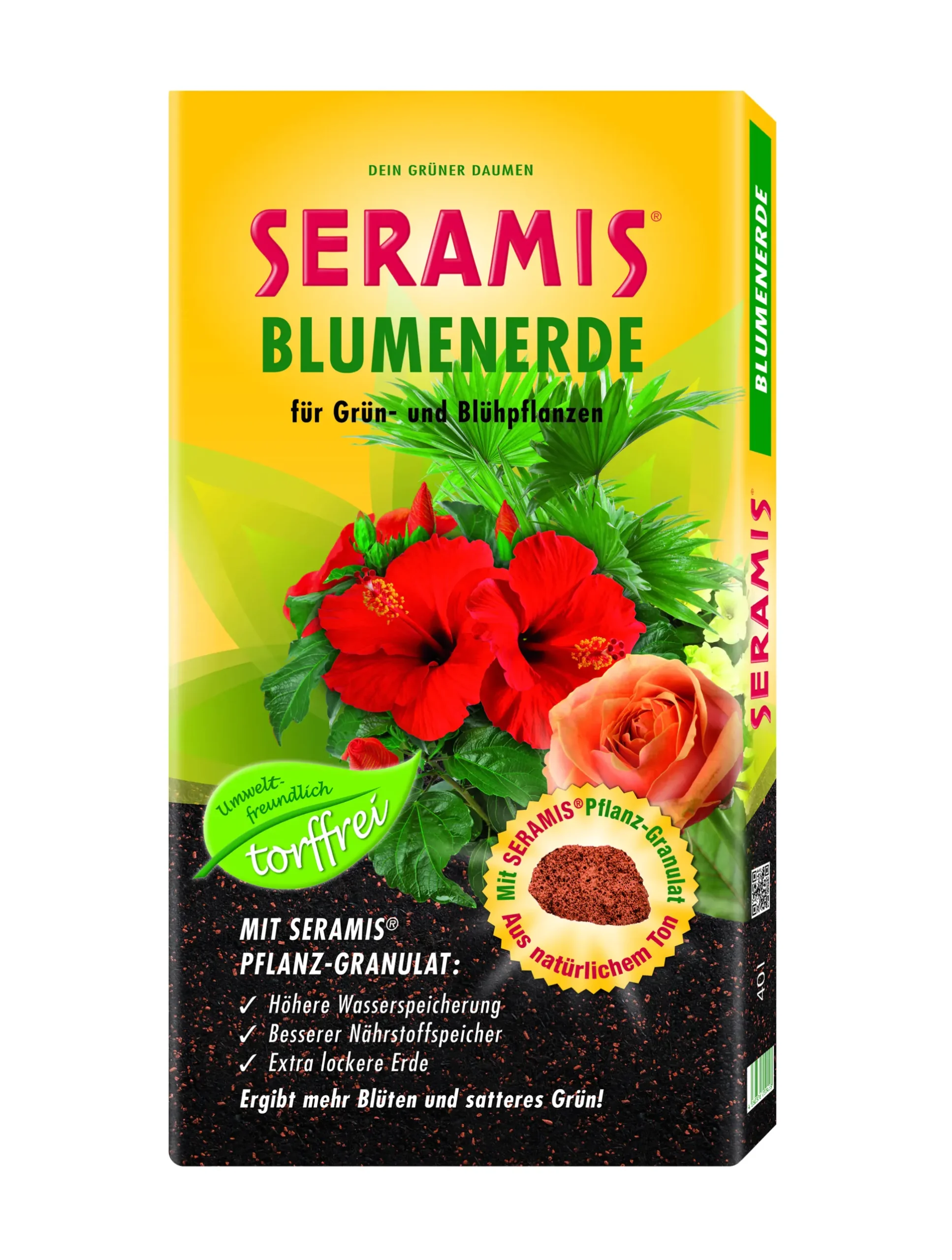 Seramis Torffreie Blumenerde 40 l