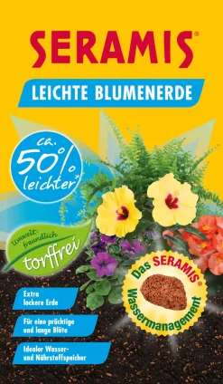 Seramis Torffreie Leichte Blumenerde 12,5 l