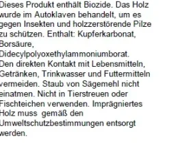 Sichtschutzzaun Fulda 180 x 120 cm natur-grün kesseldruckimprägniert