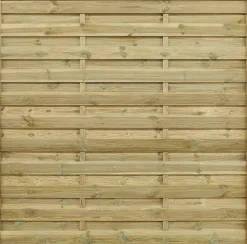 Sichtschutzzaun Rügen 180 x 180 cm, gerade, kesseldruckimprägniert