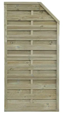 Sichtschutzzaun Rügen 90 x 180 cm, Abstufung, kesseldruckimprägniert