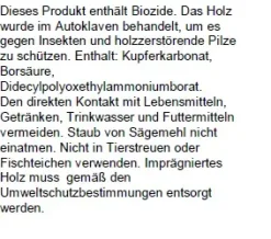 Sichtschutzzaun Rügen 90 x 180 cm, Abstufung, kesseldruckimprägniert