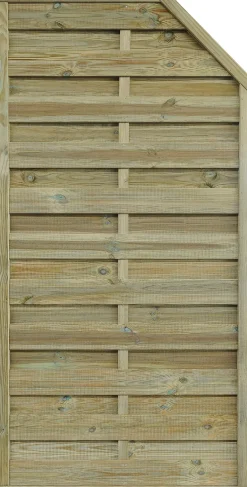 Sichtschutzzaun Rügen 90 x 180 cm, Abstufung, kesseldruckimprägniert