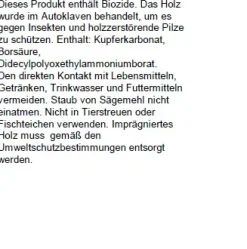 Sichtschutzzaun Rügen 90 x 150 cm, Abstufung, kesseldruckimprägniert