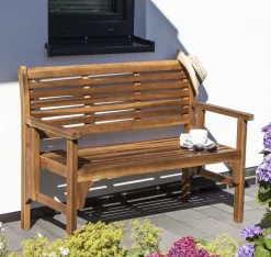 Siena Garden Gartenbank Lovera 59,5 x 120 x 90 cm