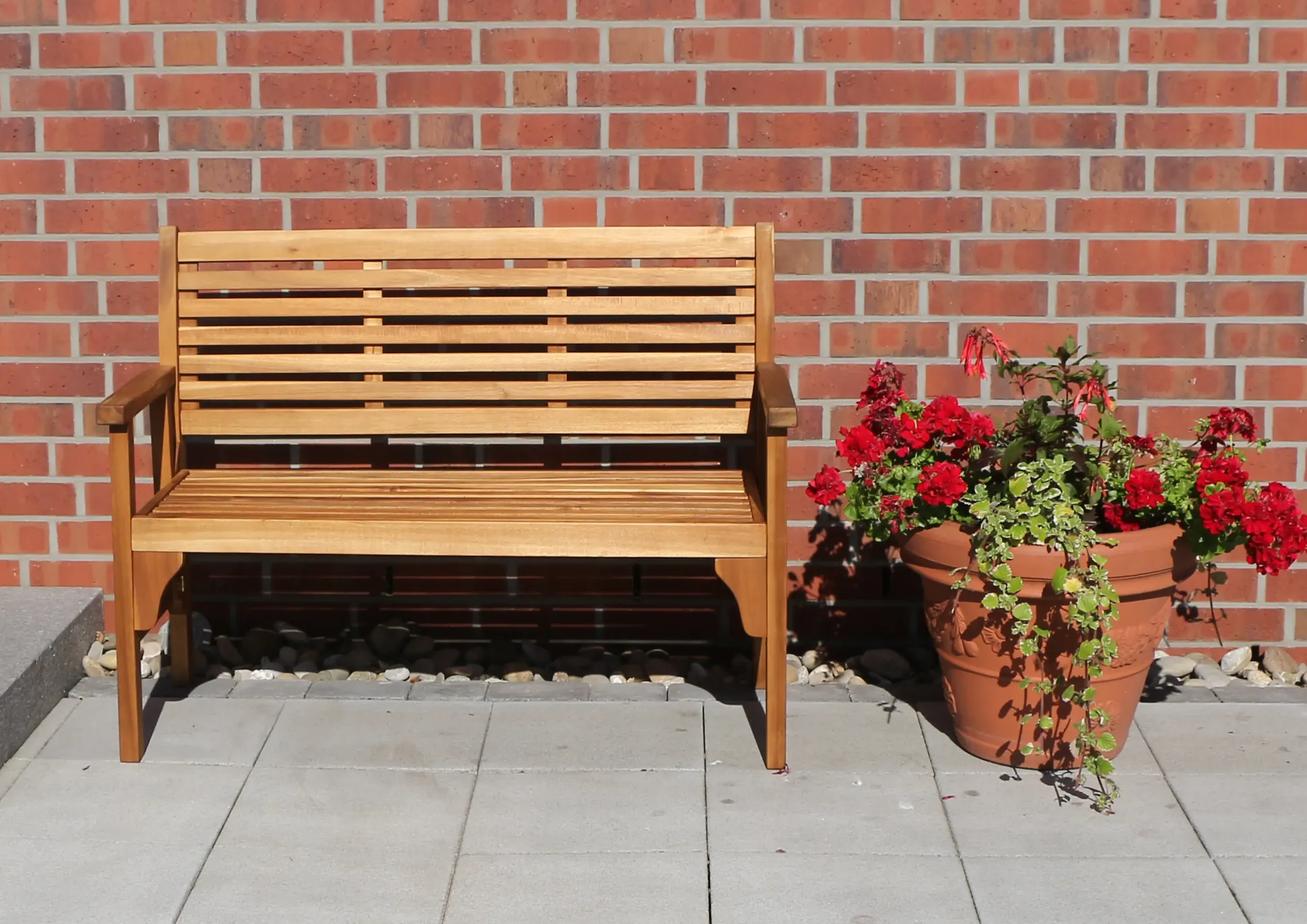 Siena Garden Gartenbank Lovera 59,5 x 120 x 90 cm