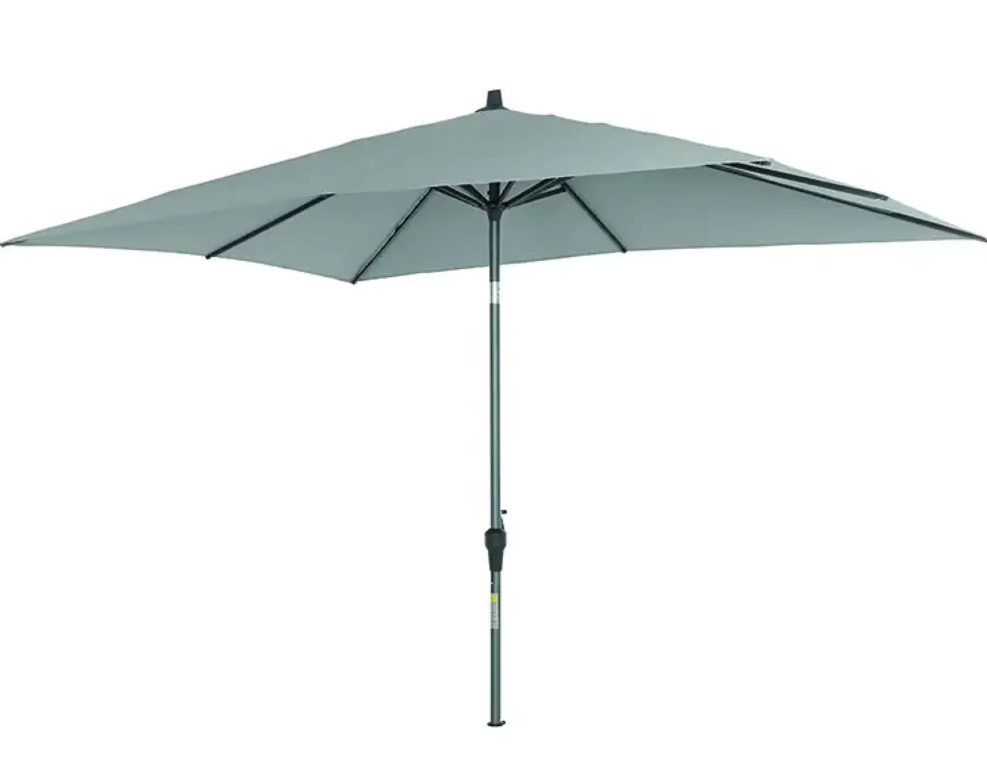 Siena Garden Mittelstockschirm Avio grau 300 x 200 cm