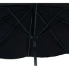 Siena Garden Mittelstockschirm Avio anthrazit Ø 300 cm