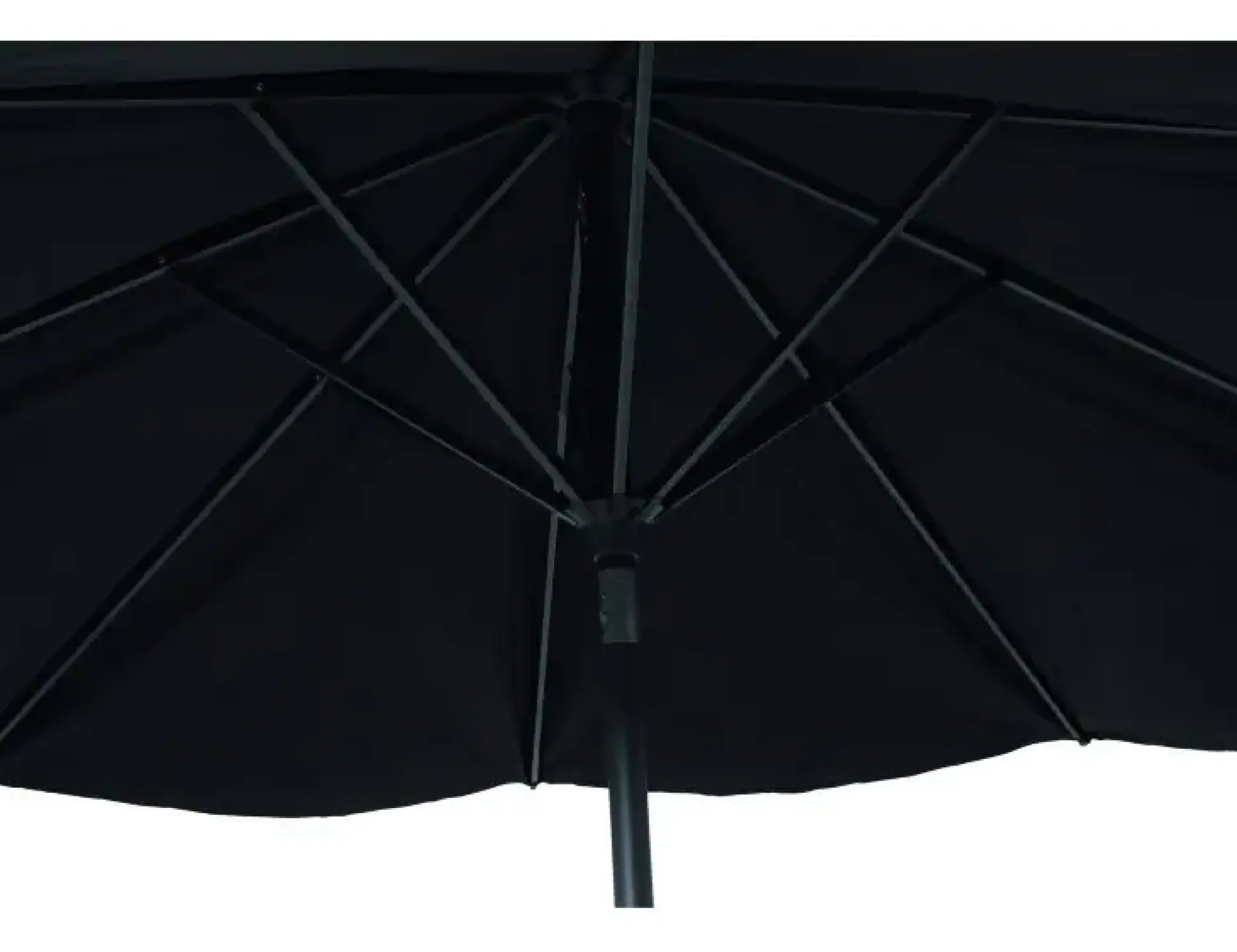 Siena Garden Mittelstockschirm Avio anthrazit Ø 300 cm