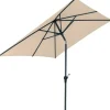 Siena Garden Mittelstockschirm Avio natur 250 x 200 cm