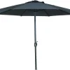 Siena Garden Mittelstockschirm Isa anthrazit Ø 300 cm