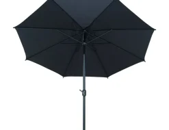 Siena Garden Mittelstockschirm Isa anthrazit Ø 300 cm