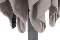 Siena Garden Mittelstockschirm Avio taupe, 250 x 250 cm