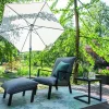 Siena Garden Mittelstockschirm Avio anthrazit Ø 250 cm
