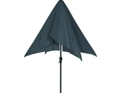 Siena Garden Mittelstockschirm Avio anthrazit 250 x 200 cm