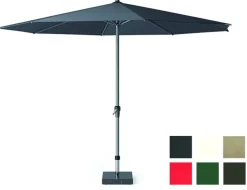 Siena Garden Mittelstockschirm Avio anthrazit, Ø 350 cm