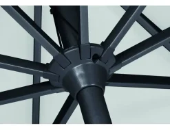 Siena Garden Mittelstockschirm Avio grau Ø 300 cm
