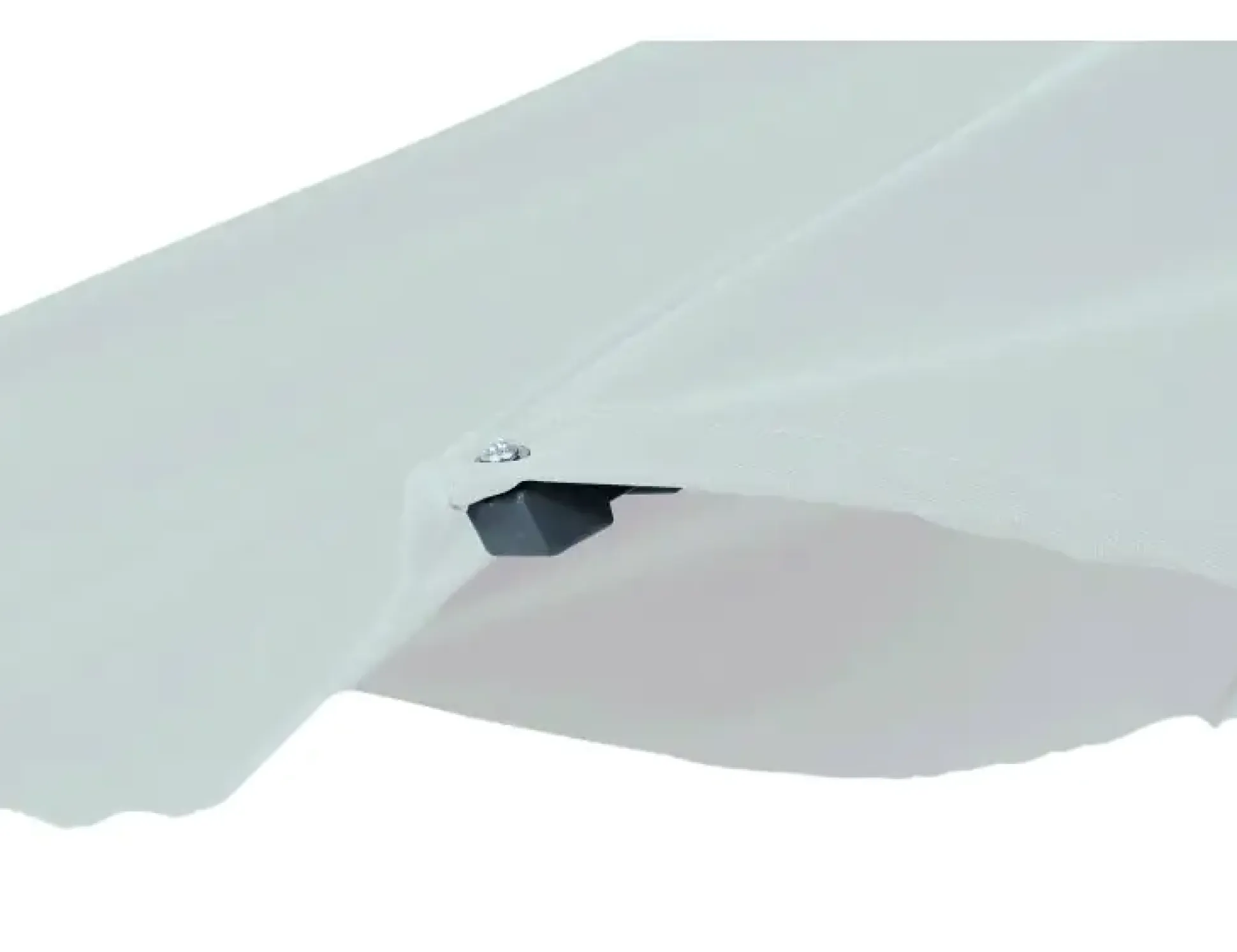 Siena Garden Mittelstockschirm Avio grau Ø 300 cm