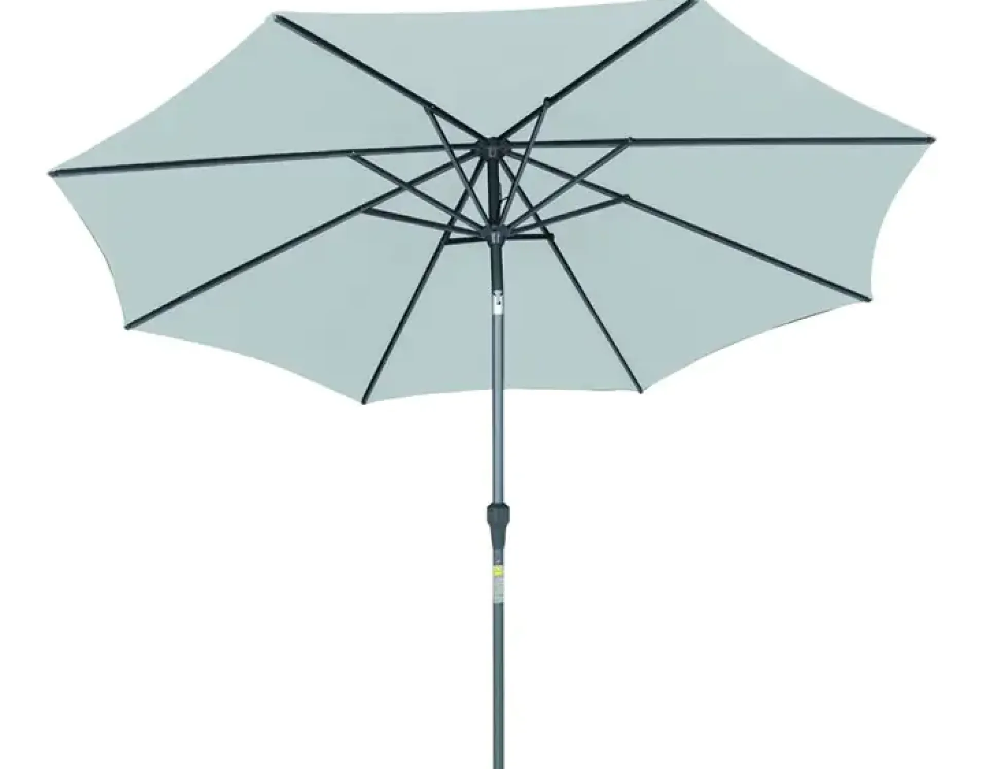 Siena Garden Mittelstockschirm Avio grau Ø 300 cm