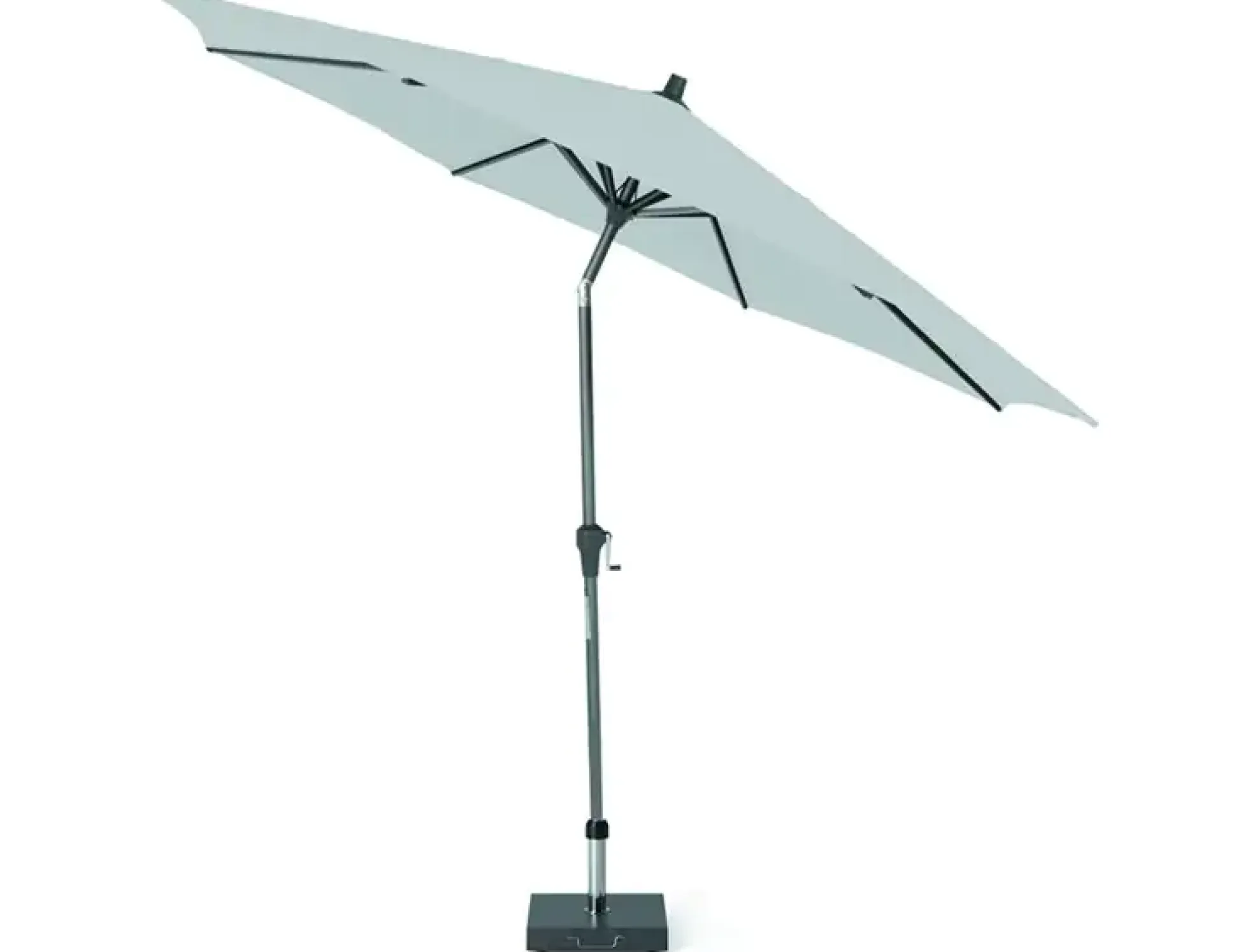 Siena Garden Mittelstockschirm Avio grau Ø 300 cm