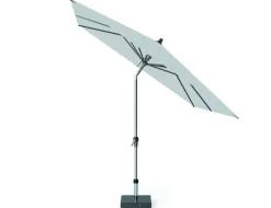 Siena Garden Mittelstockschirm Avio grau 250 x 250 cm