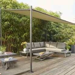 Siena Garden Pavillon Levino 300 x 400 cm grau