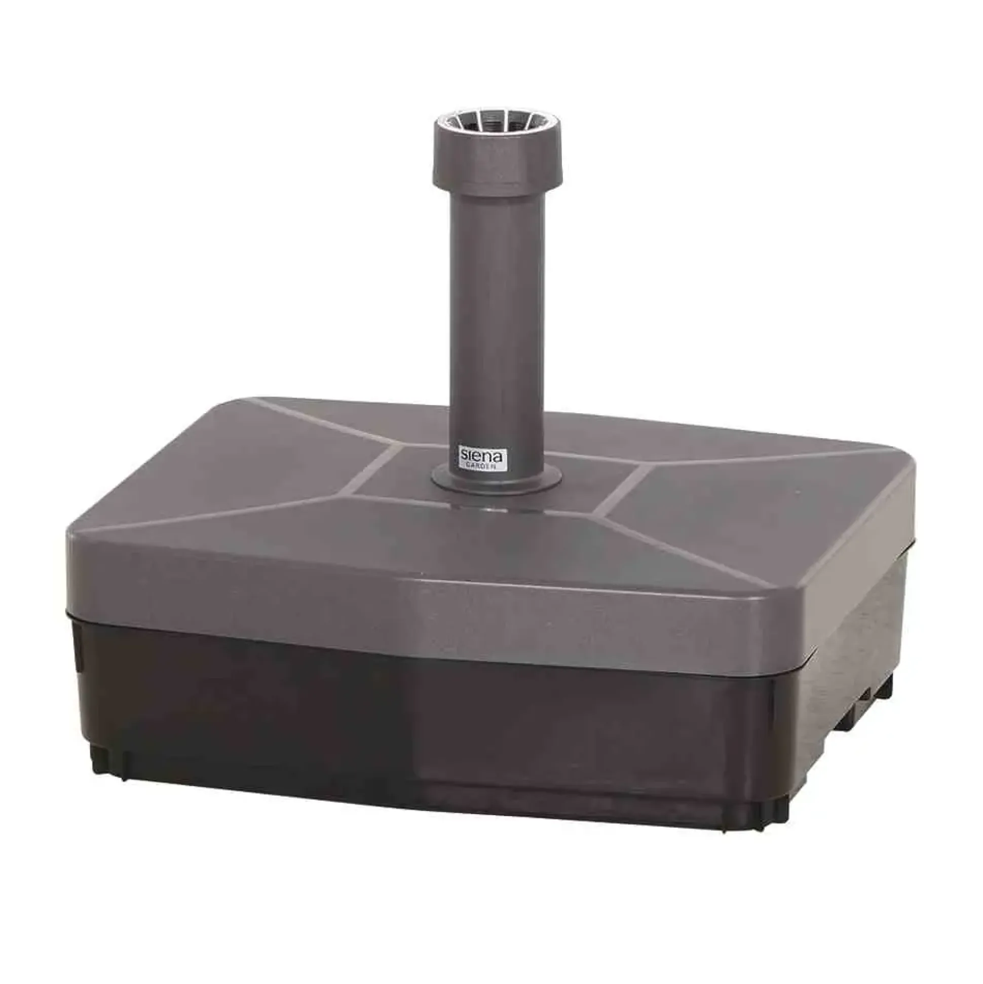 Siena Garden Schirmständer 45 kg anthrazit Kunststoffrohr 21-54 mm, Rollen