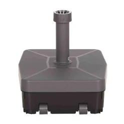 Siena Garden Schirmständer 45 kg anthrazit Kunststoffrohr 21-54 mm, Rollen