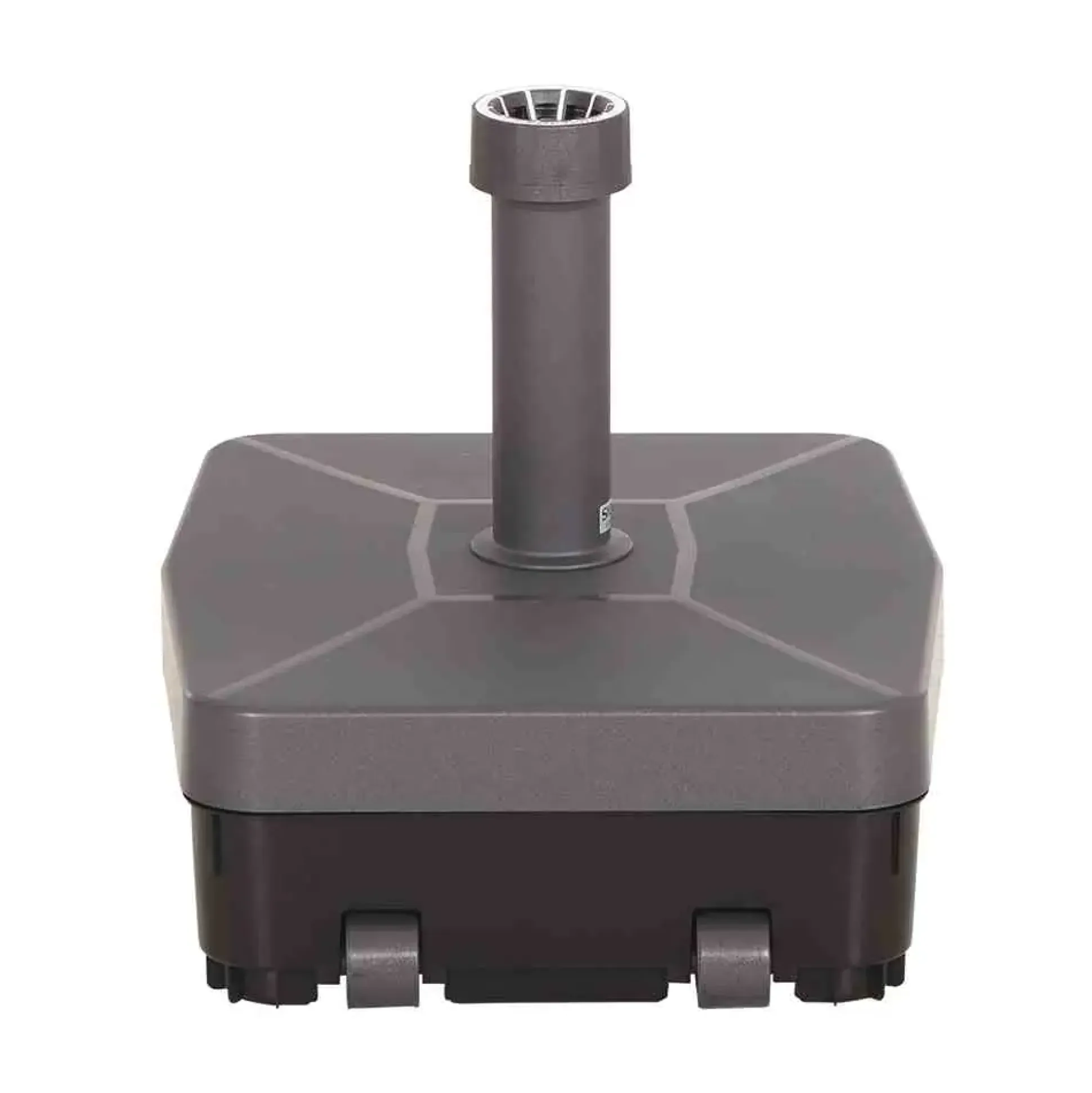 Siena Garden Schirmständer 45 kg anthrazit Kunststoffrohr 21-54 mm, Rollen