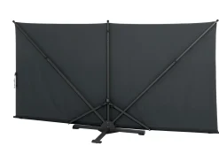 Siena Garden Sichtschutz Ben 150x280 cm grau Gestell aus Stahl,Polyester