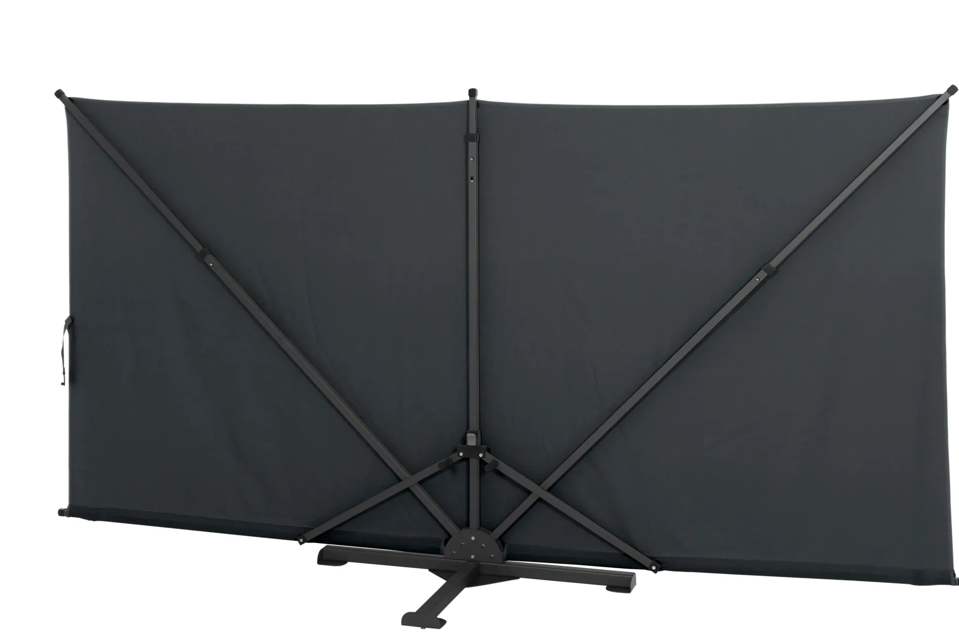 Siena Garden Sichtschutz Ben 150x280 cm grau Gestell aus Stahl,Polyester
