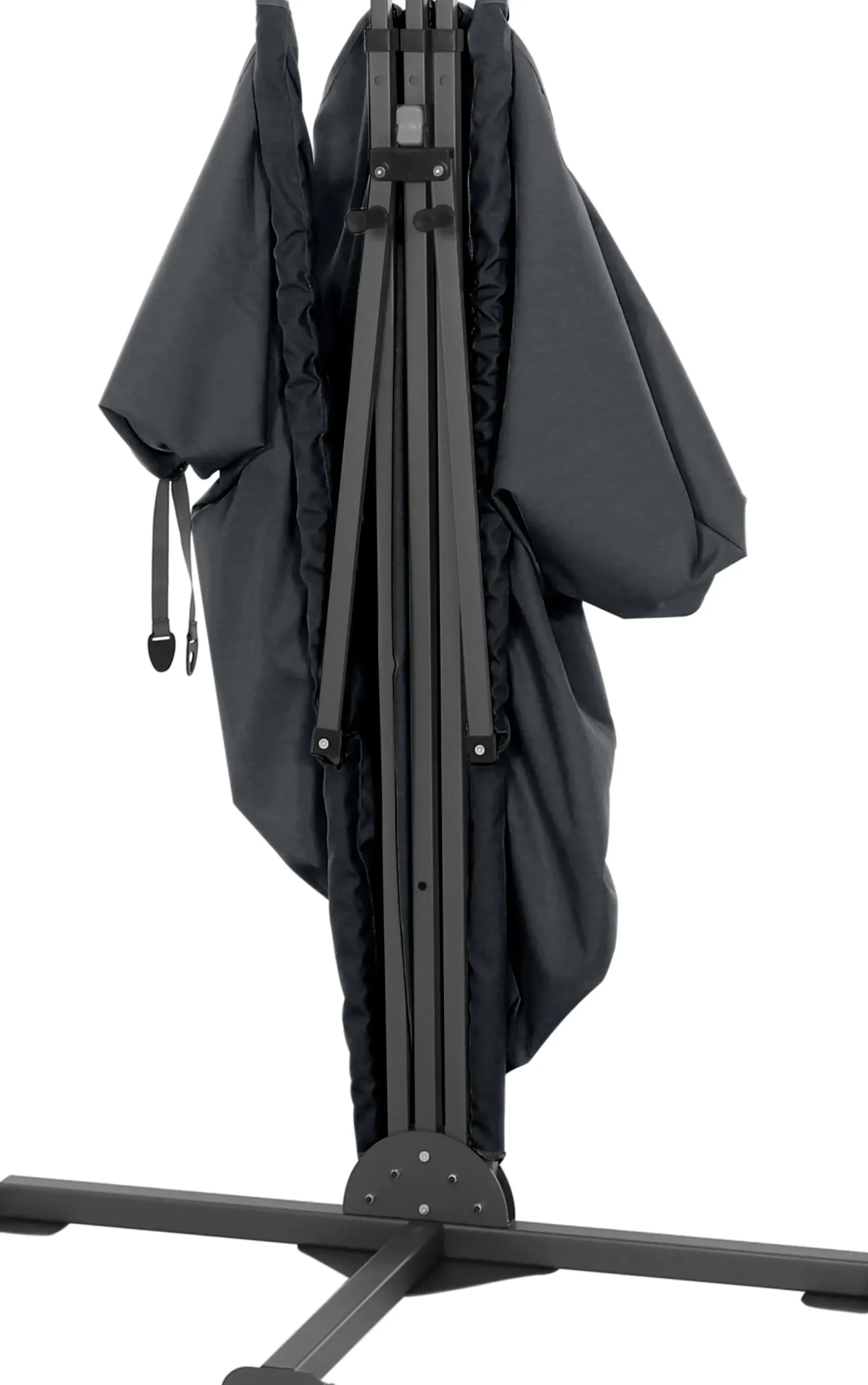Siena Garden Sichtschutz Ben 150x280 cm grau Gestell aus Stahl,Polyester