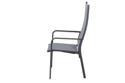 Siena Garden Stapelstuhl Aluminium Carlton dunkelgrau