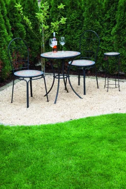 Siena Garden Stapelstuhl Prato schwarz