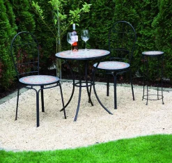 Siena Garden Stapelstuhl Prato schwarz
