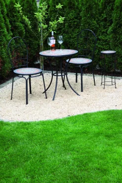 Siena Garden Stapelstuhl Prato schwarz