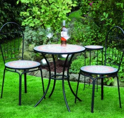 Siena Garden Stapelstuhl Prato schwarz