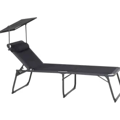 Siena Garden Campingliege Premium anthrazit