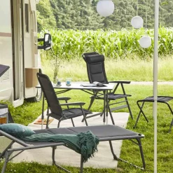 Siena Garden Campingliege Premium anthrazit