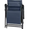 Siena Garden Camping Relaxliege Premium blau 84 x 69 x 124 cm